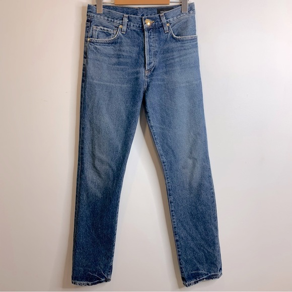 Goldsign Walcott High Rise Straight Leg Jeans - Picture 3 of 10